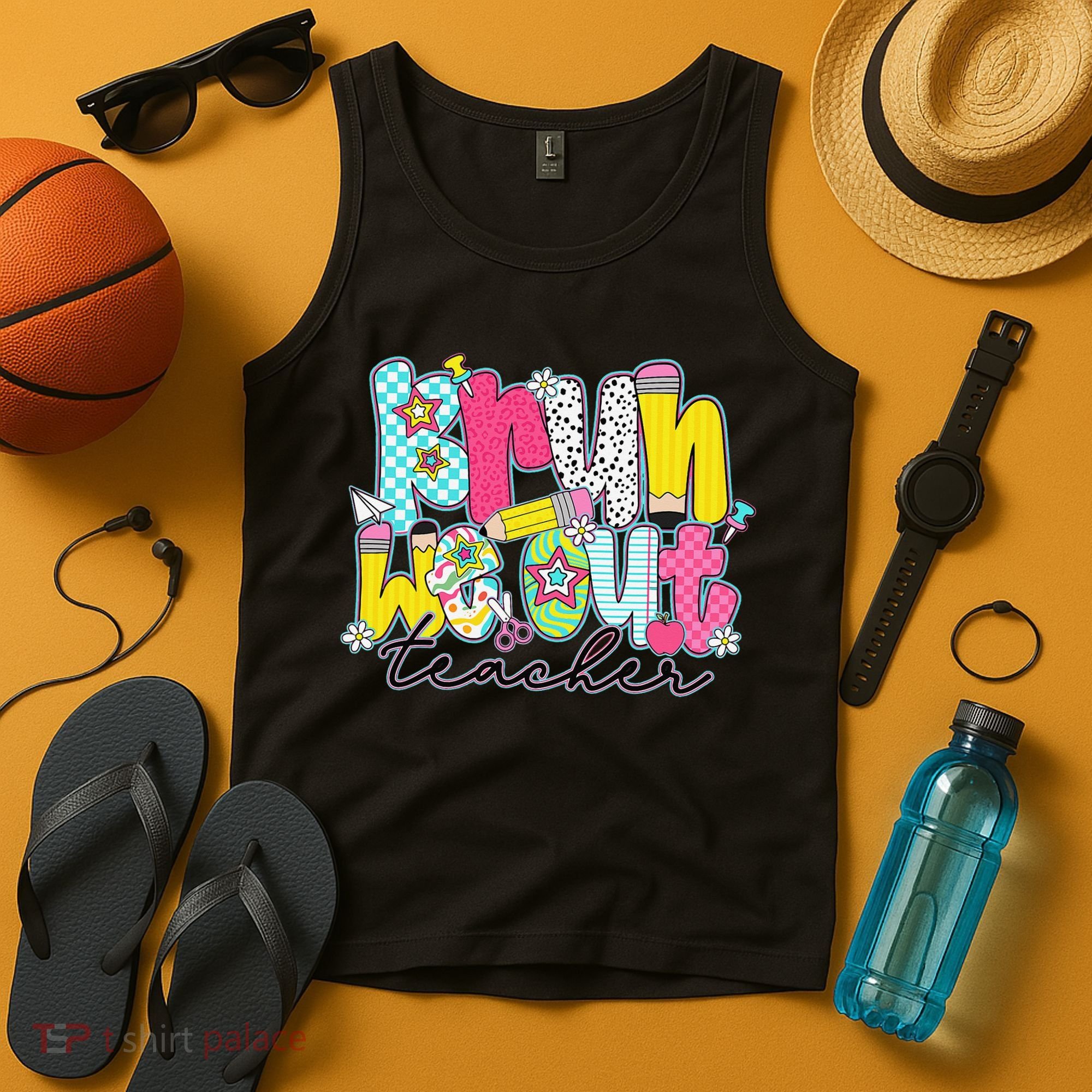 Funny End Of School Year Teacher Summer Bruh We Out Tank Top