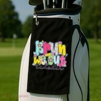 Funny End Of School Year Teacher Summer Bruh We Out Golf Towel thumb 2