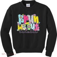 Funny End Of School Year Teacher Summer Bruh We Out Kids Sweatshirt thumb 0