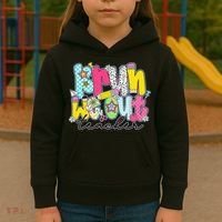Funny End Of School Year Teacher Summer Bruh We Out Kids Hoodie thumb 3