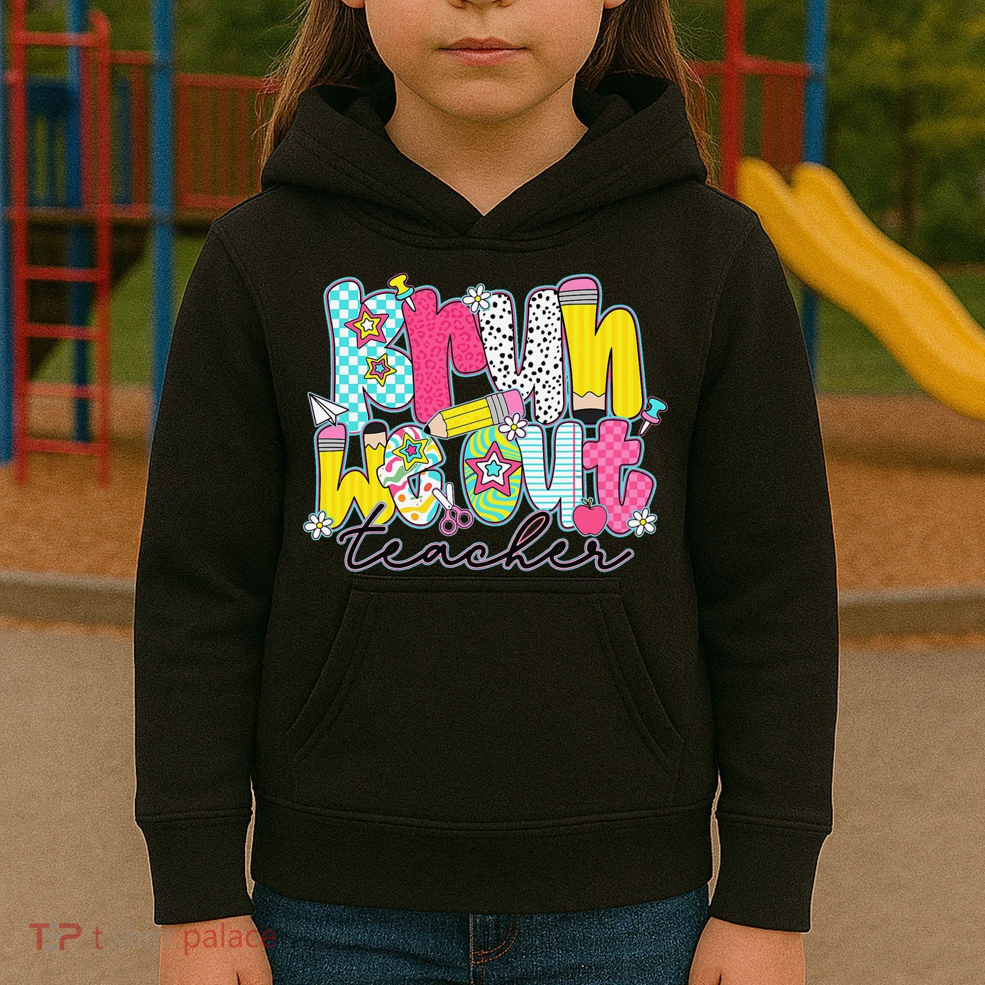 Funny End Of School Year Teacher Summer Bruh We Out Kids Hoodie