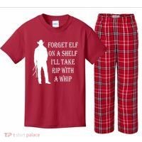 Forget Elf On A Shelf I'll Take Rip With A Whip Kids Plaid Pajama Set thumb 0