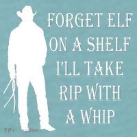 Forget Elf On A Shelf I'll Take Rip With A Whip Sueded Cloud Jersey T-Shirt thumb 2