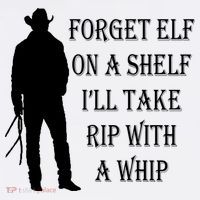 Forget Elf On A Shelf I'll Take Rip With A Whip Comfort Colors Garment-Dyed Hooded Sweatshirt thumb 2