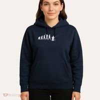 Funny Evolution Of Man Fly Fishing Hoodie thumb 5