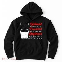Funny Engineer Optimist Pessimist Glass Engineer Hoodie thumb 0