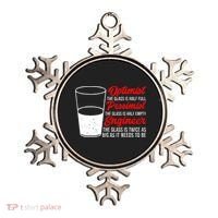Funny Engineer Optimist Pessimist Glass Engineer Ornament thumb 0