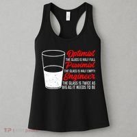 Funny Engineer Optimist Pessimist Glass Engineer Women's Tank Top thumb 3