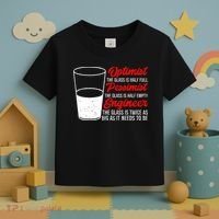 Funny Engineer Optimist Pessimist Glass Engineer Toddler T-Shirt thumb 3