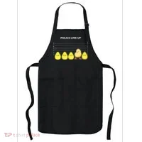 Funny Easter Police Line Up Chicks S Apron thumb 0
