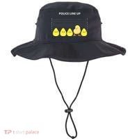 Funny Easter Police Line Up Chicks S Bucket Hat thumb 0
