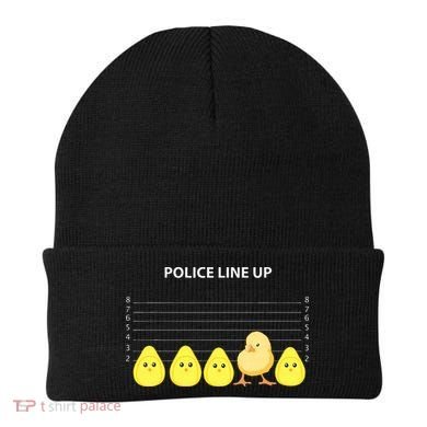 Funny Easter Police Line Up Chicks S Beanie