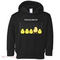 Funny Easter Police Line Up Chicks S Toddler Hoodie thumb 0