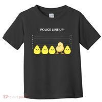 Funny Easter Police Line Up Chicks S Toddler T-Shirt thumb 0