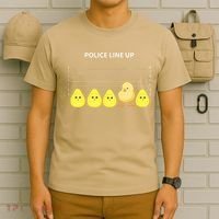 Funny Easter Police Line Up Chicks S T-Shirt thumb 6