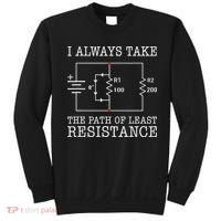 Funny Engineer Path Of Least Resistance Sweatshirt thumb 0