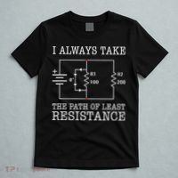 Funny Engineer Path Of Least Resistance T-Shirt thumb 5