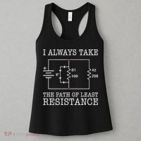 Funny Engineer Path Of Least Resistance Women's Tank Top thumb 3