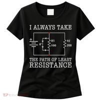 Funny Engineer Path Of Least Resistance Women's T-Shirt thumb 0