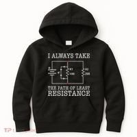 Funny Engineer Path Of Least Resistance Kids Hoodie thumb 0