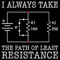 Funny Engineer Path Of Least Resistance Kids Long Sleeve Shirt thumb 2