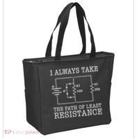 Funny Engineer Path Of Least Resistance Tote Bag thumb 2