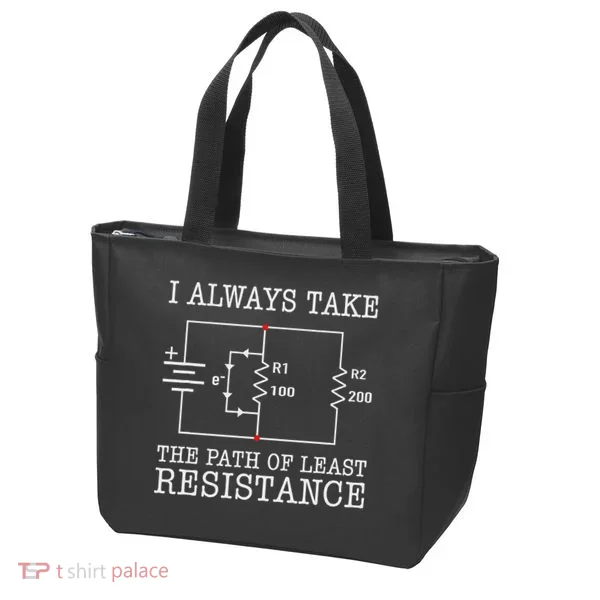 Funny Engineer Path Of Least Resistance Tote Bag
