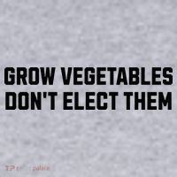 Funny Election Quote Grow Vegetables Do Not Elect Them Women's Sweatshirt thumb 2