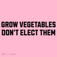 Funny Election Quote Grow Vegetables Do Not Elect Them Coaster thumb 2
