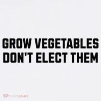 Funny Election Quote Grow Vegetables Do Not Elect Them Mesh Reversible Basketball Jersey Tank thumb 2