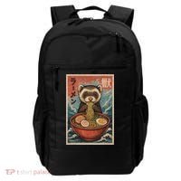 Ferret Eating Ramen Kawaii Anime Pet Lover  Backpack thumb 0