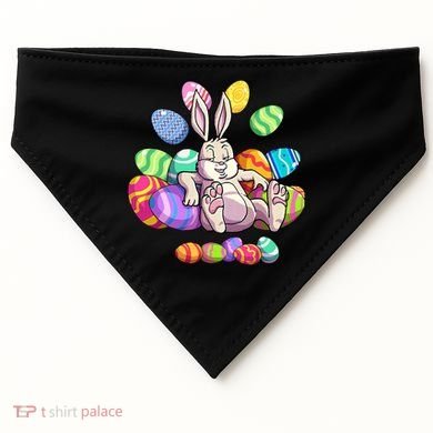 Funny Easter rabbit Easter Bunny USA-Made Doggie Bandana