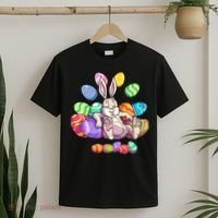 Funny Easter rabbit Easter Bunny T-Shirt thumb 2