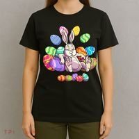 Funny Easter rabbit Easter Bunny T-Shirt thumb 4