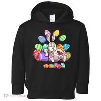 Funny Easter rabbit Easter Bunny Toddler Hoodie thumb 0