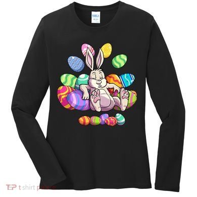Funny Easter rabbit Easter Bunny Women's Long Sleeve Shirt