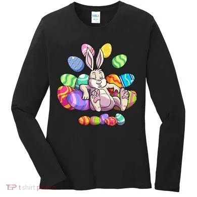 Funny Easter rabbit Easter Bunny Women's Long Sleeve Shirt