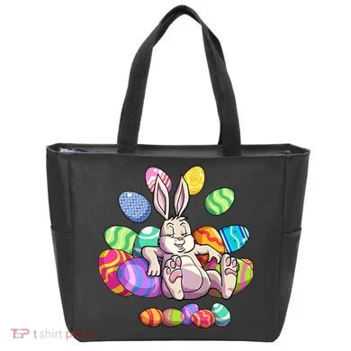 Funny Easter rabbit Easter Bunny Tote Bag