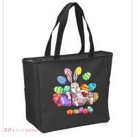 Funny Easter rabbit Easter Bunny Tote Bag thumb 2