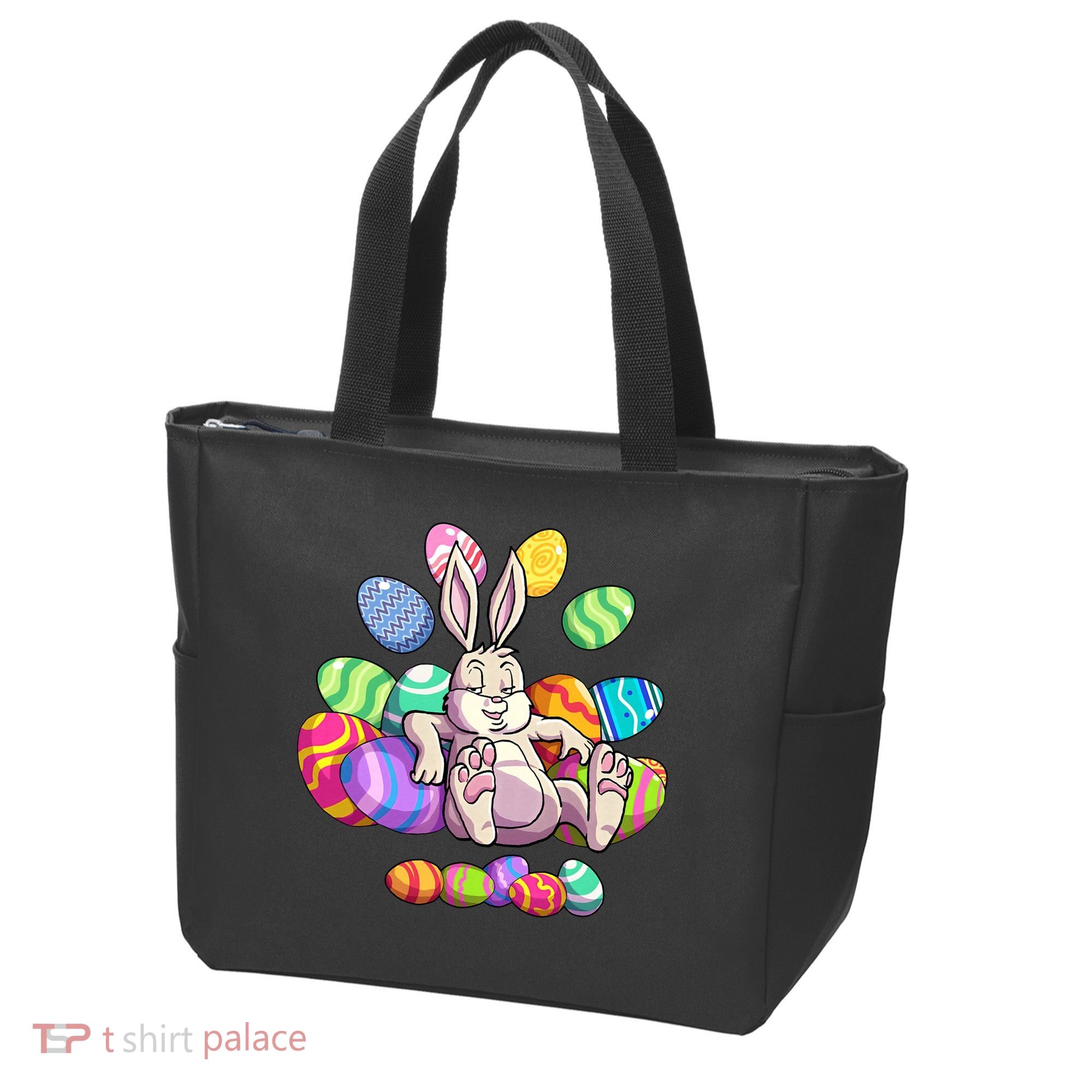 Funny Easter rabbit Easter Bunny Tote Bag