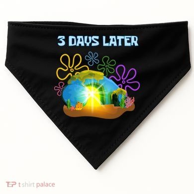 Funny Easter Resurrection Three Days Later USA-Made Doggie Bandana