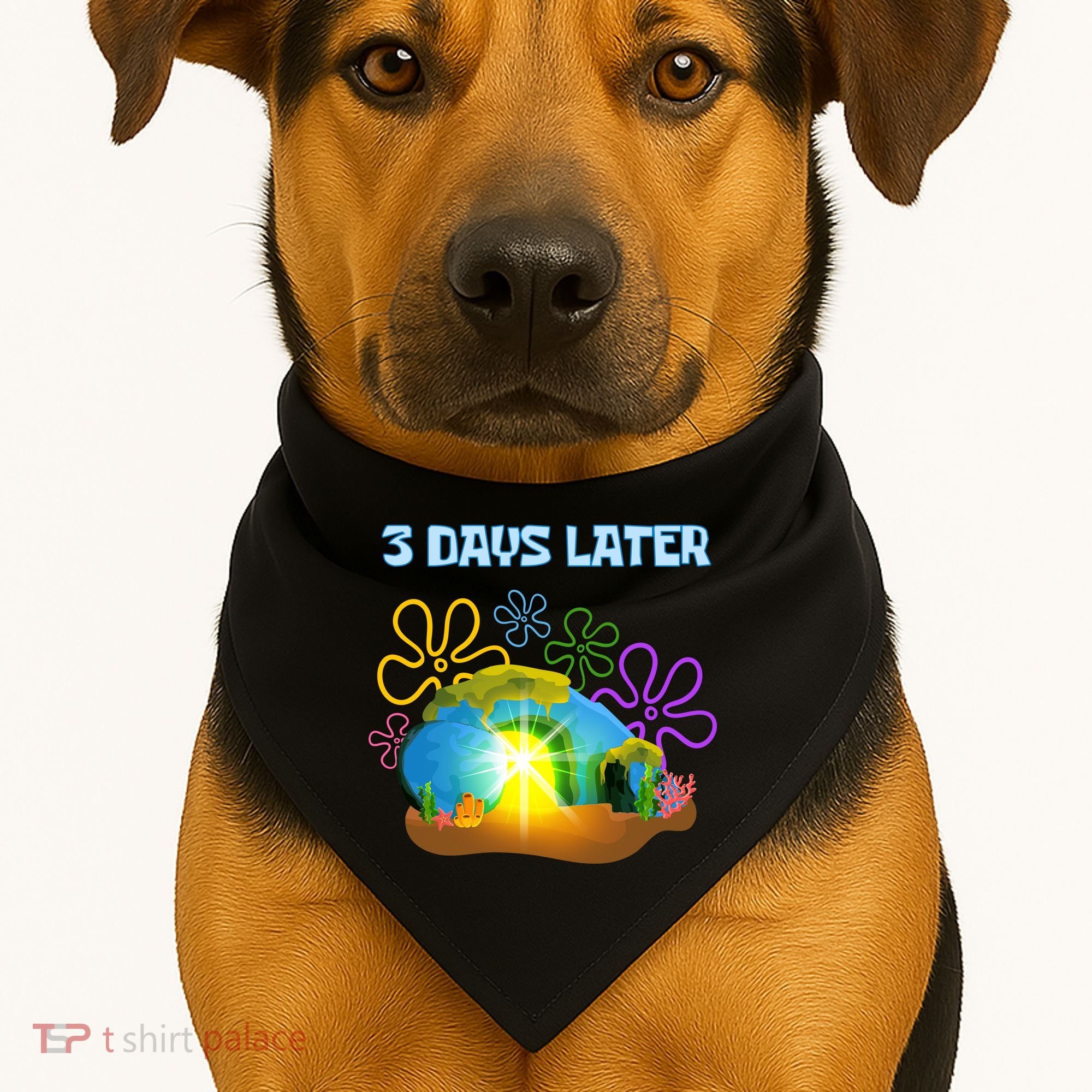 Funny Easter Resurrection Three Days Later USA-Made Doggie Bandana