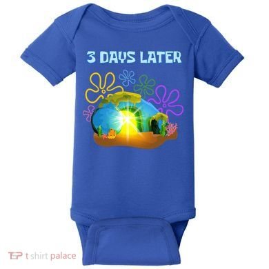 Funny Easter Resurrection Three Days Later Baby Bodysuit