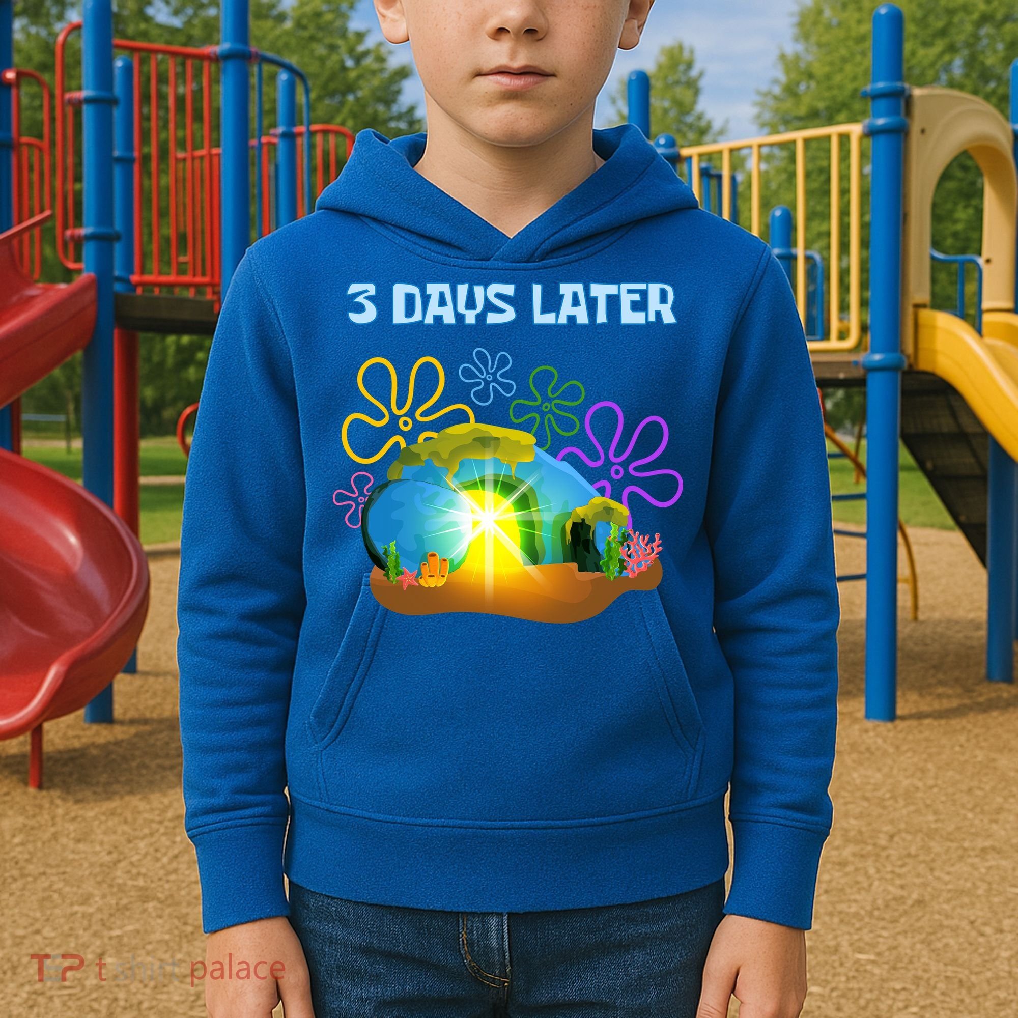 Funny Easter Resurrection Three Days Later Kids Hoodie