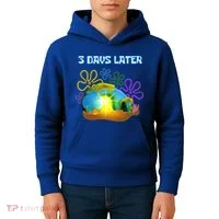 Funny Easter Resurrection Three Days Later Kids Hoodie thumb 4