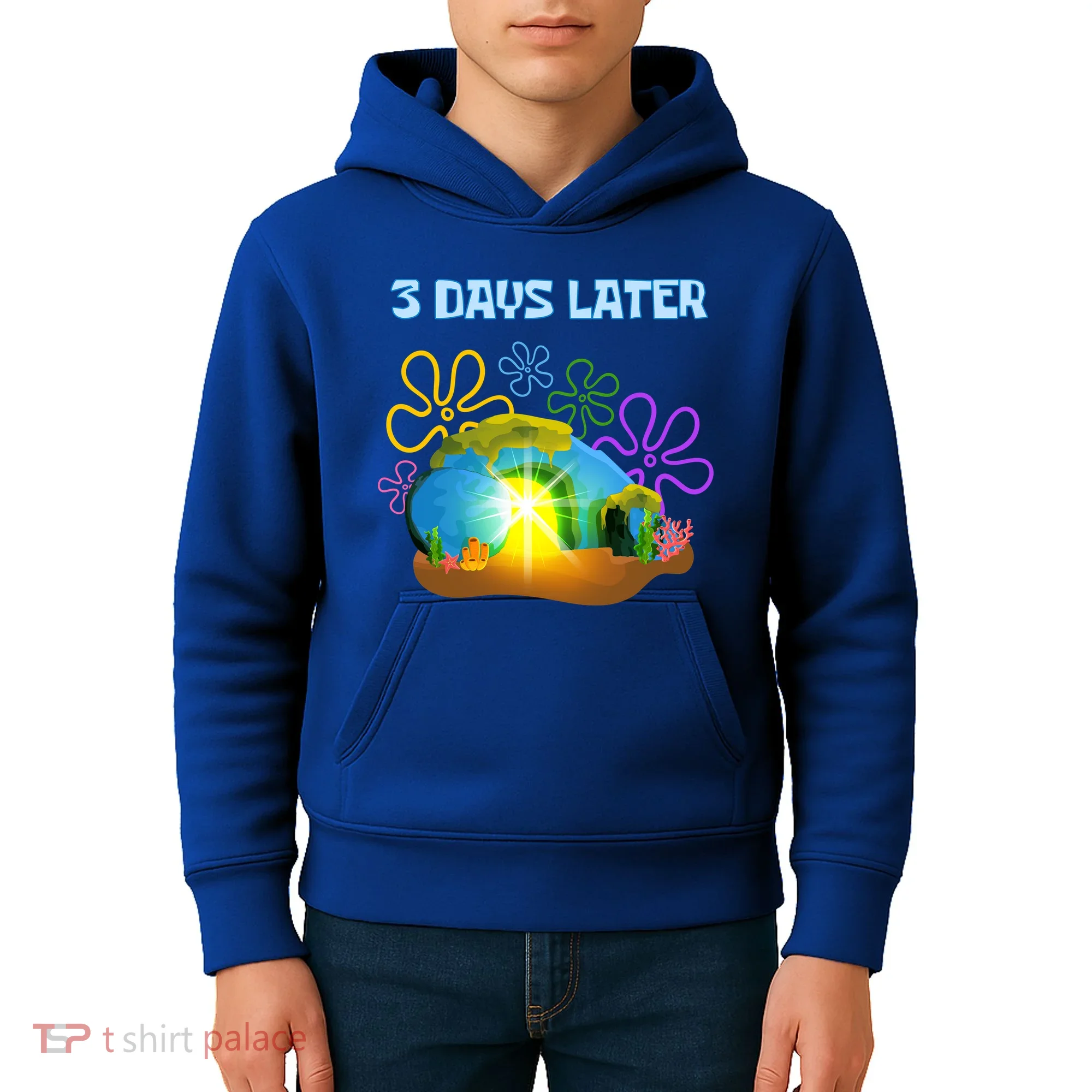 Funny Easter Resurrection Three Days Later Kids Hoodie