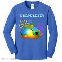 Funny Easter Resurrection Three Days Later Kids Long Sleeve Shirt thumb 0