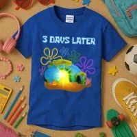 Funny Easter Resurrection Three Days Later Kids T-Shirt thumb 3