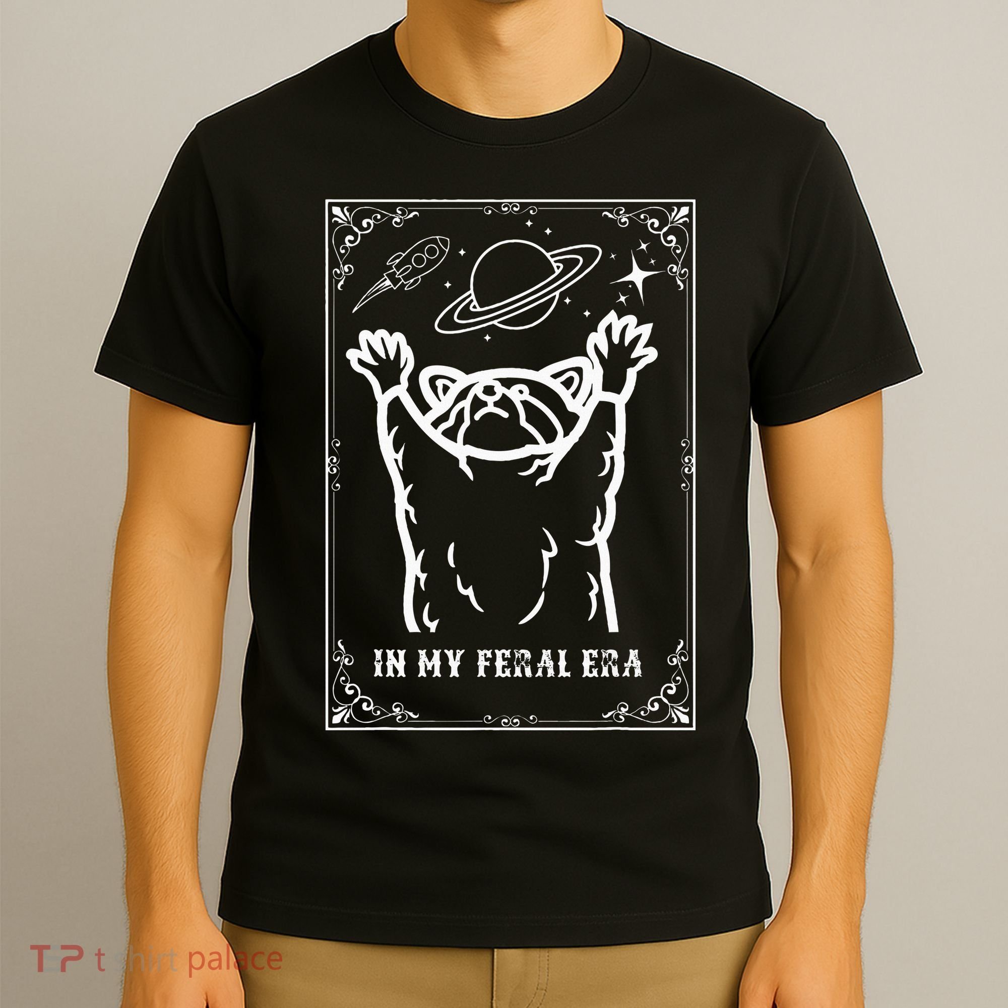 Feral Era Raccoon Cosmic Adventure T-Shirt