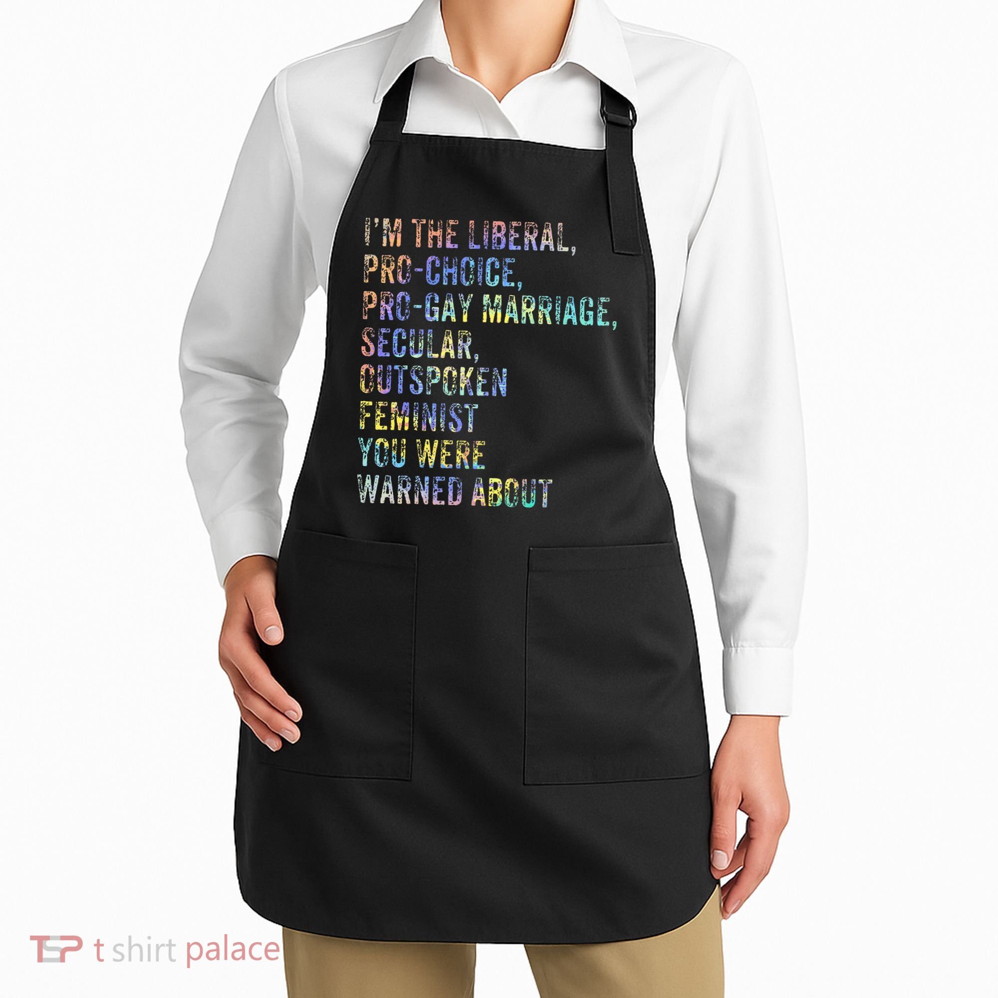 Feminist Empowerment Rights Social Justice March Apron